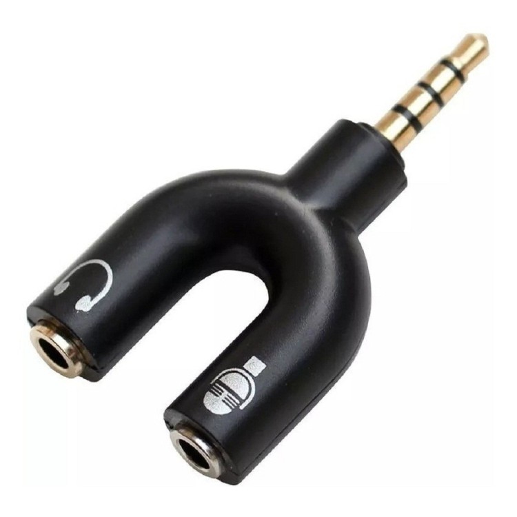 Adaptador P2 4C X 2J2 stereo Preto Storm