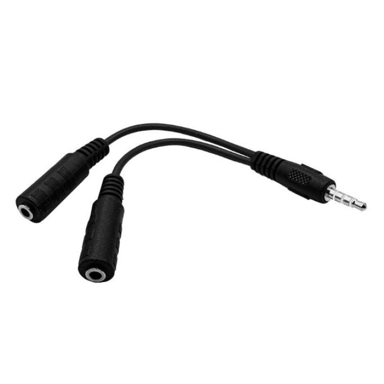 Adaptador P2-P3 Com Acabamento Em Nylon, Preto - WI409 - Multilaser