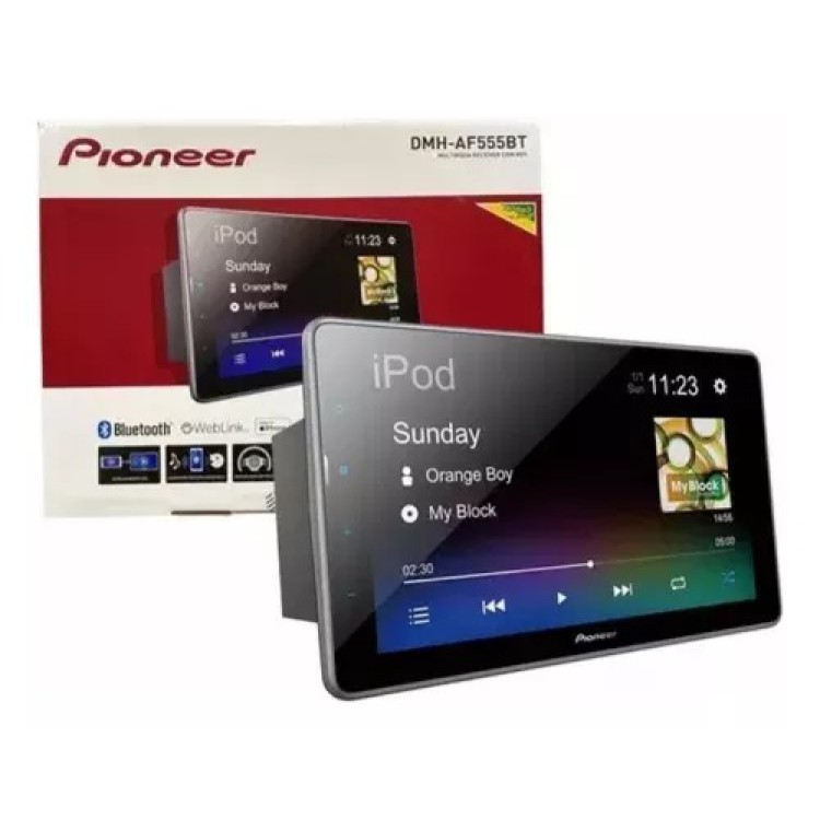 Multimidia Pioneer Dmh-af555bt 9 Bluetooth Espelhamento