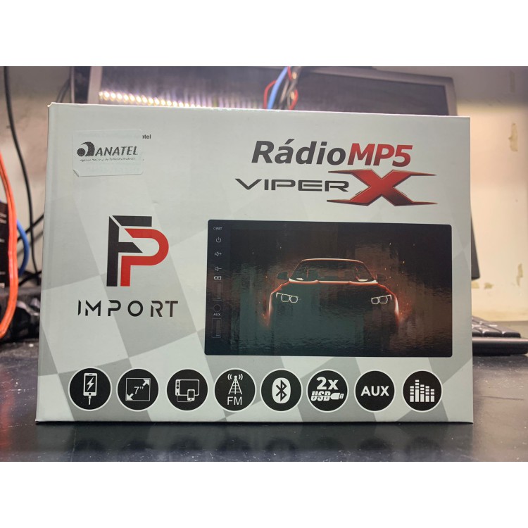 Radio multimidia MP5 VIPER  X FP IMPORT 