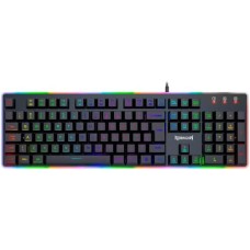 Teclado Gamer Redragon Membrana Dyaus 2, ABNT2, RGB, 11 Teclas Multimídia, Preto - K509RGB