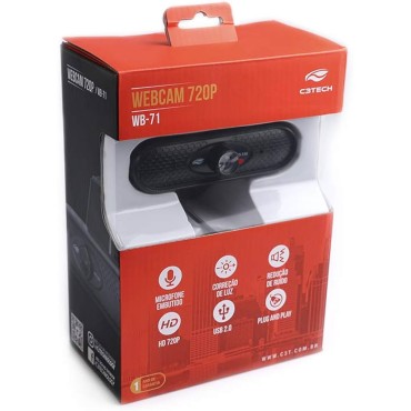 Webcam HD 720P WB-71BK C3 TECH - C3TECH