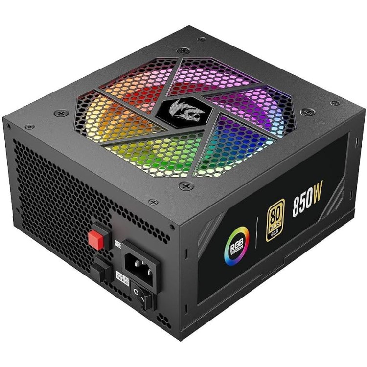 Fonte Redragon RGPS 850W RGB 80 Plus Gold