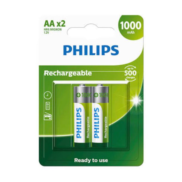 Pilha Recarregável AA 1000mah C/2 R6b2rtu10/59