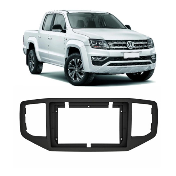 Moldura VW Amarok 9 17/21- Preto fosco  ref 4225