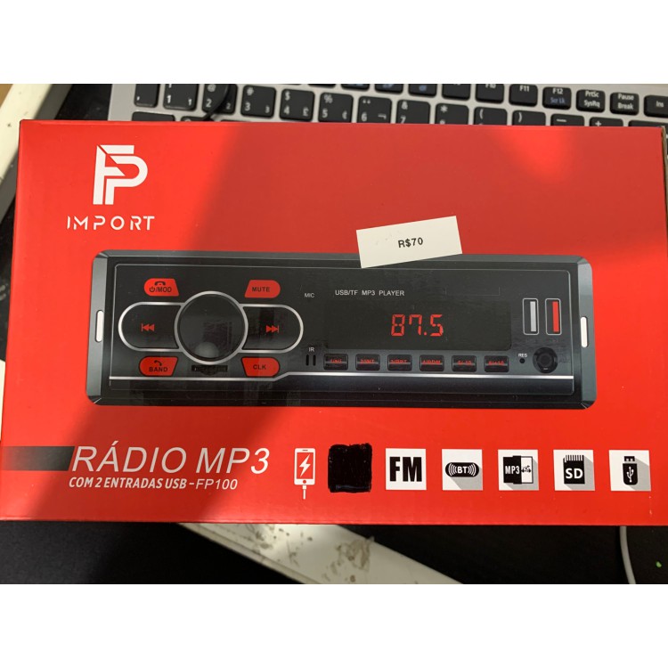 Rádio FP import MP3 bluetooth