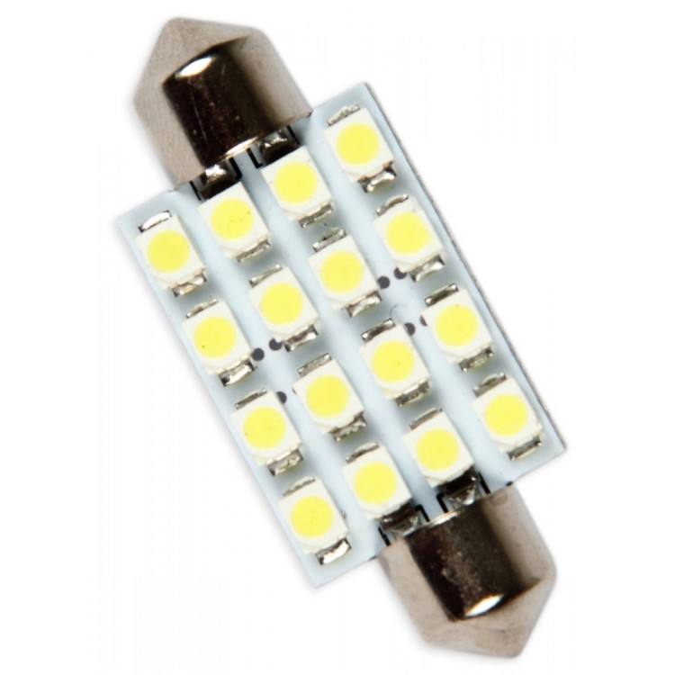 Lâmpada Torpedo 16 Leds p Teto Placa