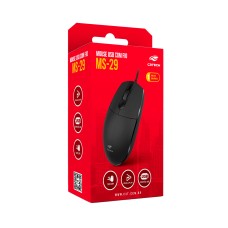 Mouse USB MS-29BK Preto C3 TECH - C3TECH