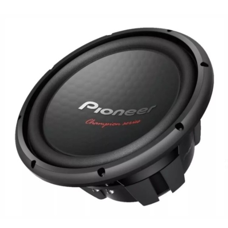 Subwoofer Pioneer De 12' Tsw312d4 Bobina Dupla 1600w/500rms