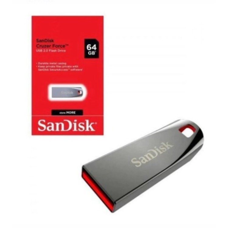 Pen Drive Sandisk 64Gb Metal  