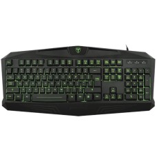 Teclado Membrana Gamer T-Dagger Minesweeping Single Color Preto ABNT2 - Preto