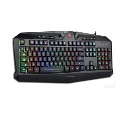 Teclado Gamer Com Fio  Redragon Harpe K503 RGB Cor Preto