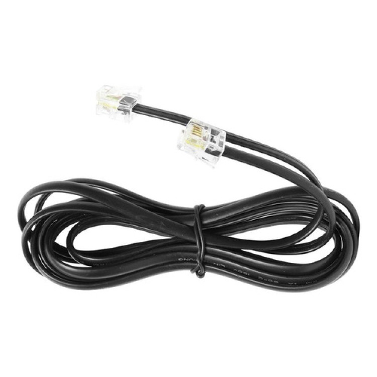 Cabo Extensor p/ Telefone RJ11 4 Vias 2M Preto STORM