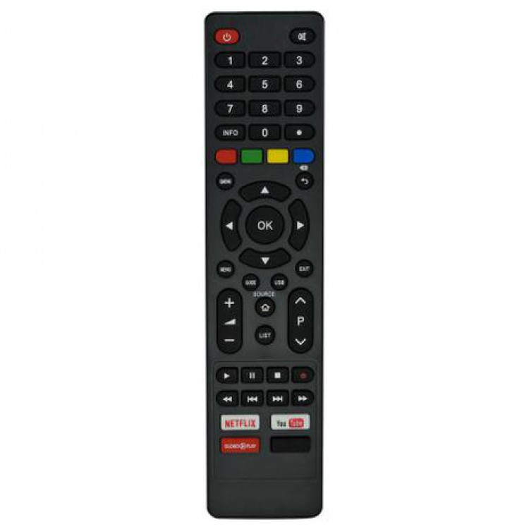 Controle Remoto Para Smart Tv Philco 4K Globo Play Le-9028 - Lelong