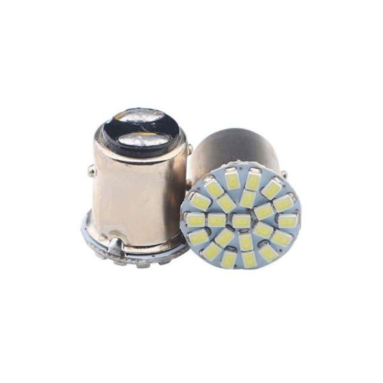 Led 1034 (2 POLOS) 22 SMD 1210 BRANCO 12V