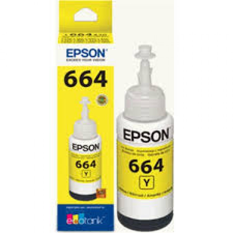 Refil de Tinta Epson 664 Amarelo