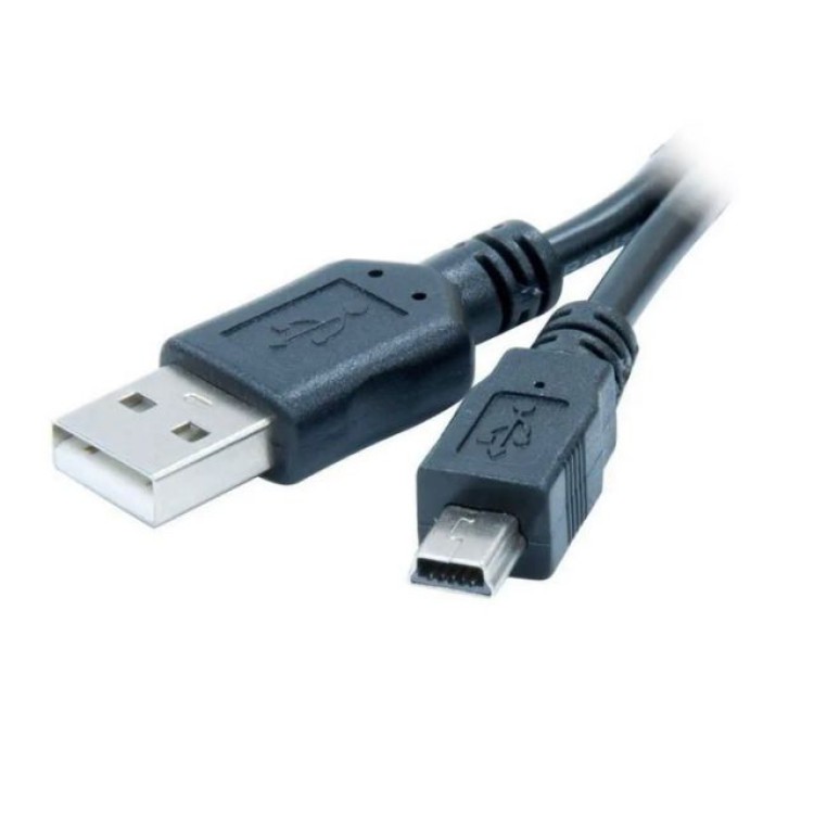 Cabo USB 5 pinos A macho x Mini B macho C-008 1,8M