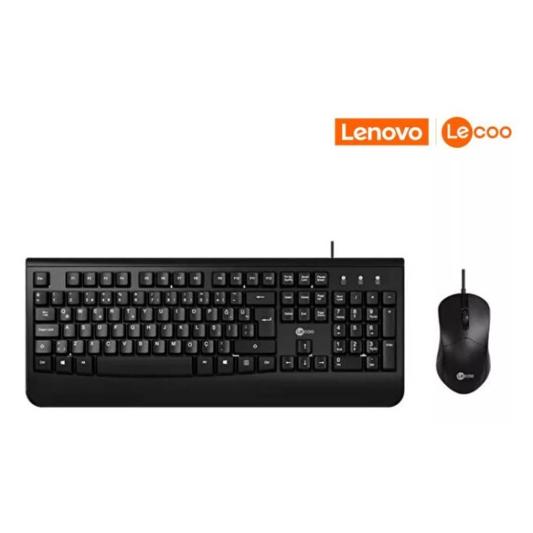 Kit Teclado E Mouse Lecoo Cm105 Usb Preto