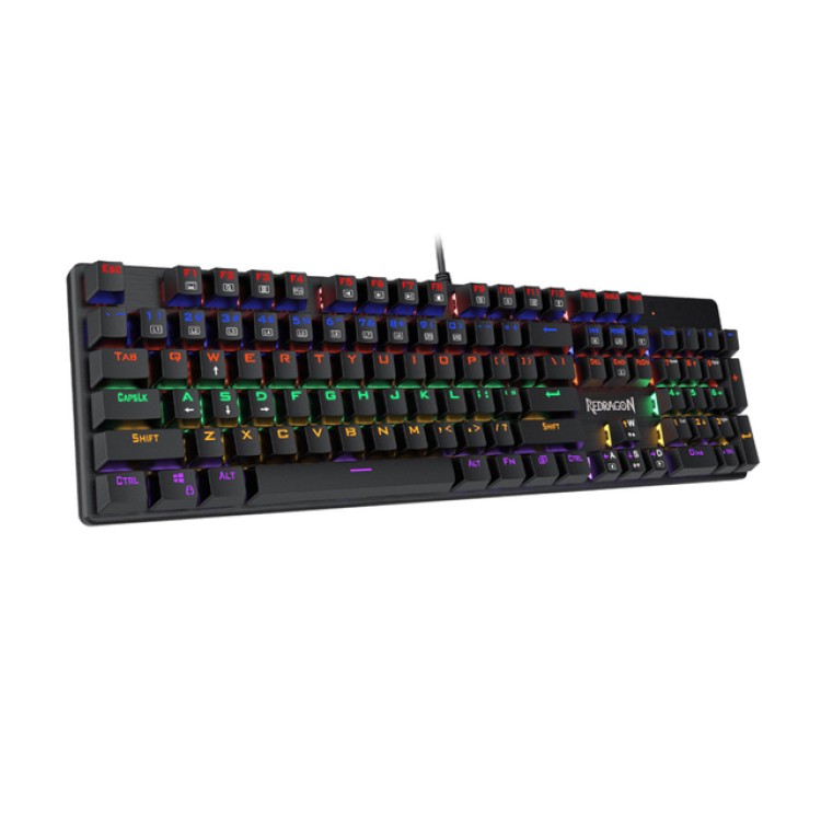 Teclado Gamer Mecânico Redragon Valheim Preto