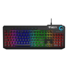 Teclado Gamer Gamdias Ares P2, RGB, Teclas flutuantes, ABNT2, Preto - ARES P2A (ABNT2)